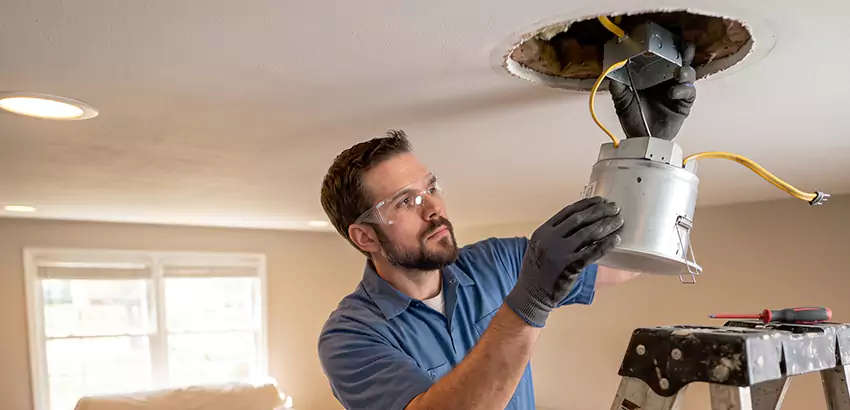 Recessed Lighting Installation In Alabaster