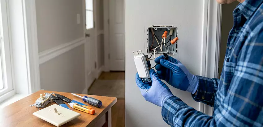 Motion Sensor Light Switch Replacement in Alabaster